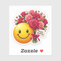 Rose-Bouquet-Lächeln – Alles Gute zum Geburtstag A