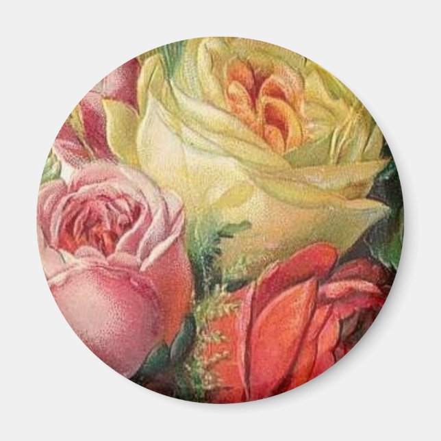 Rose Bouquet Magnet (Vorne)