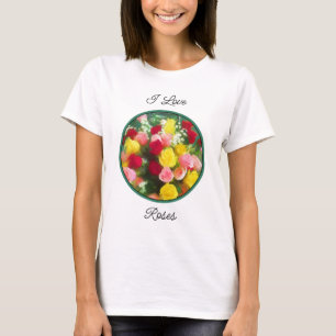 Rose Bouquet Malerei - Niedliche Original Blume Ku T-Shirt