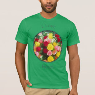 Rose Bouquet Malerei - Niedliche Original Blume Ku T-Shirt