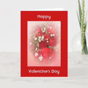 Rose Bouquet Valentine's Card Feiertagskarte