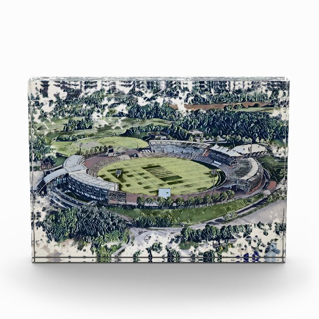 Rose Bowl Southampton Cricket Ground Artistic Fotoblock (Vorderseite)