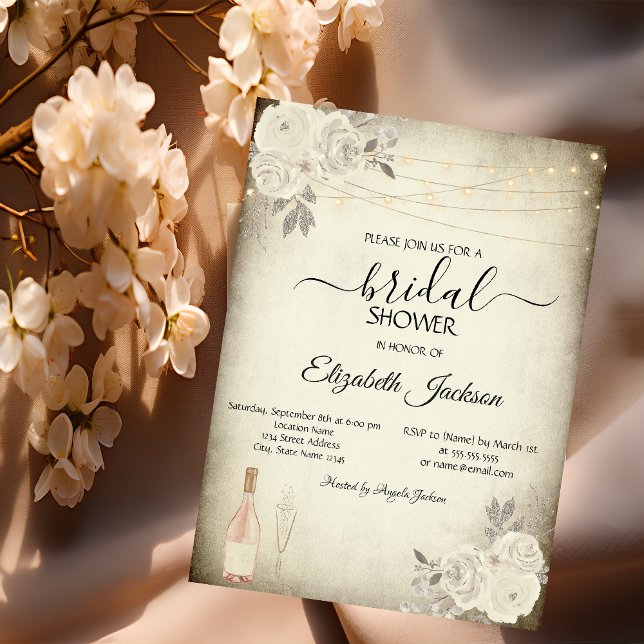 Rose Brautparty Einladung (Von Creator hochgeladen)