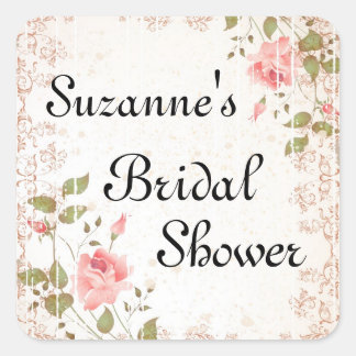 Rose Brautparty Stickers