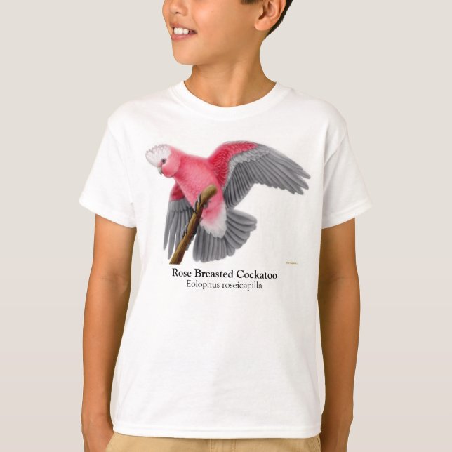 Rose Breasted Cockatoo scherzt T - Shirt (Vorderseite)