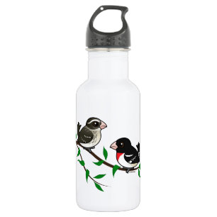 Rose-breasted Grosbeak-Paare Trinkflasche