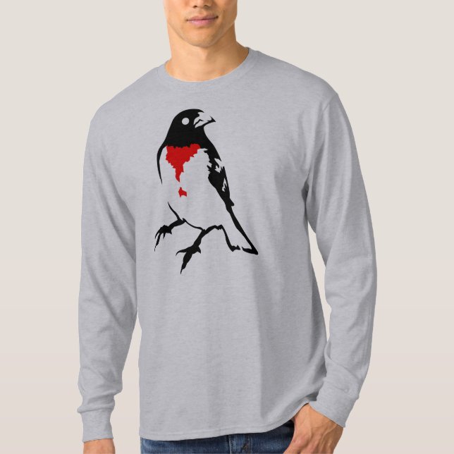 Rose-breasted Grosbeak T-Shirt (Vorderseite)