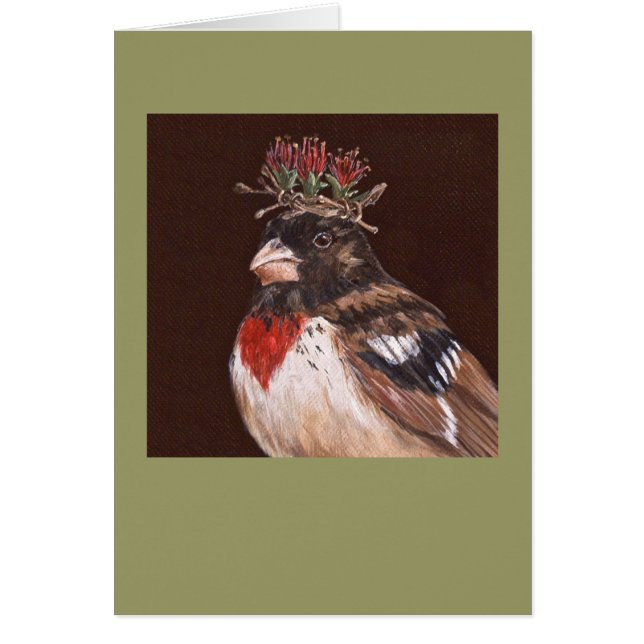 Rose-breasted Grosbeakkarte, Winston (Vorne)