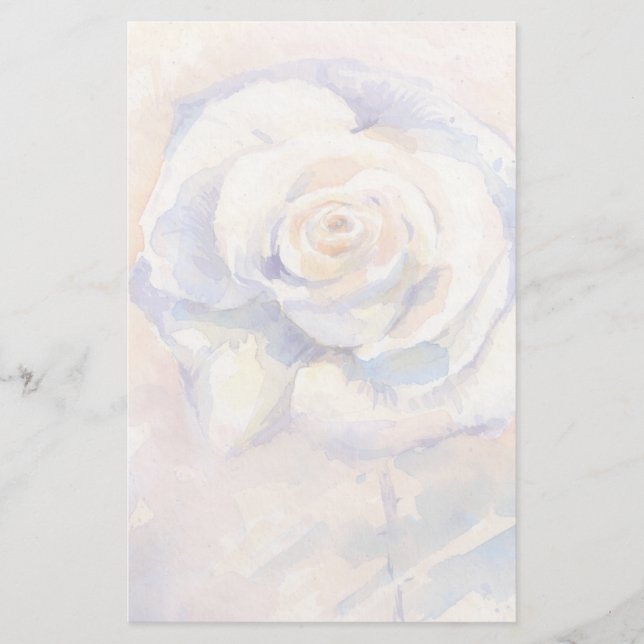 Rose Briefpapier (Vorderseite)