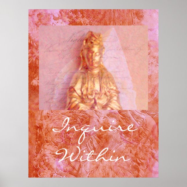 Rose-Bronze Kwan Yin Poster (Vorne)