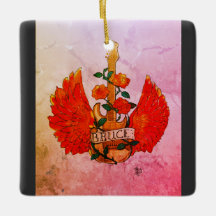 Rose Bruce Fender Guitar Rock & Roll