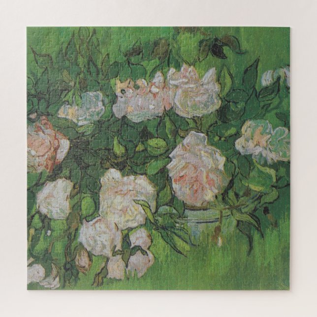 Rose Bush von Vincent Van Gogh Puzzle (Vertikal)