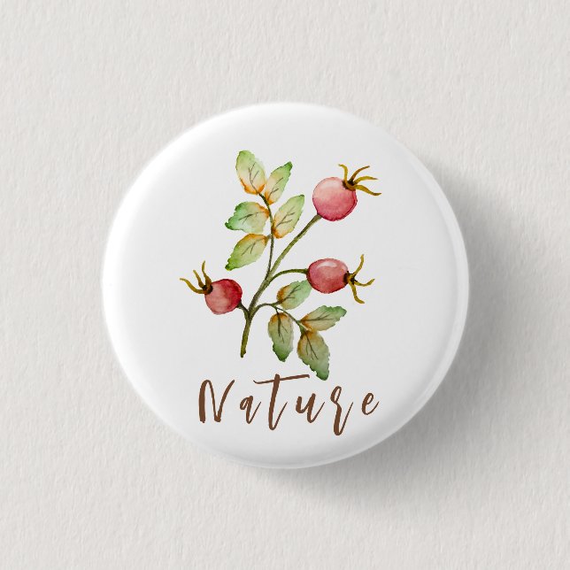 Rose Button (Vorderseite)