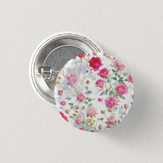 Rose Button (Vorne & Hinten)
