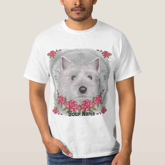 Rose Cairn Terrier T-Shirt (Vorderseite)