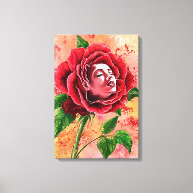 Rose Canvas Print Leinwanddruck (Vorderseite)