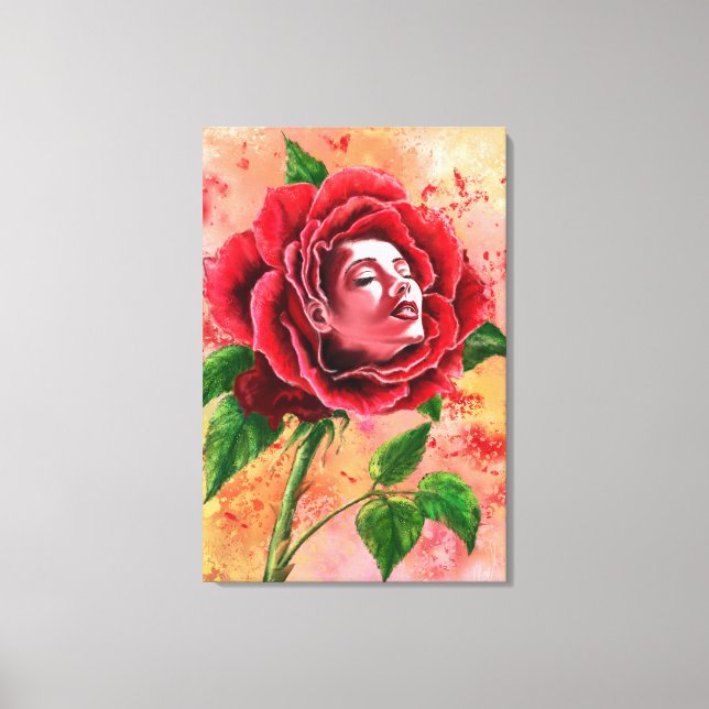 Rose Canvas Print Leinwanddruck (Vorderseite)