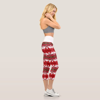 Rose Capri Leggings