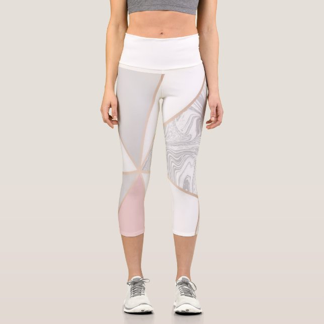 Rose Capri Leggings (Vorderseite)