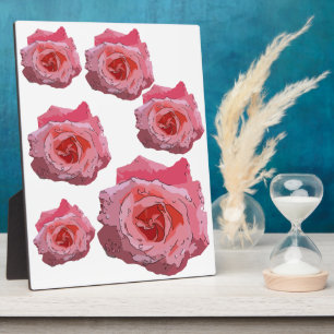 Rose Cartoon. RosaCartoonus. Fotoplatte