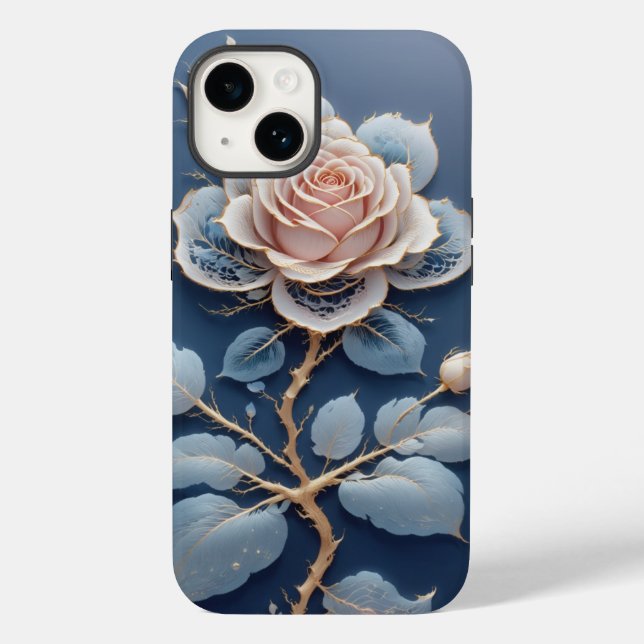 Rose Case-Mate iPhone Hülle (Rückseite)