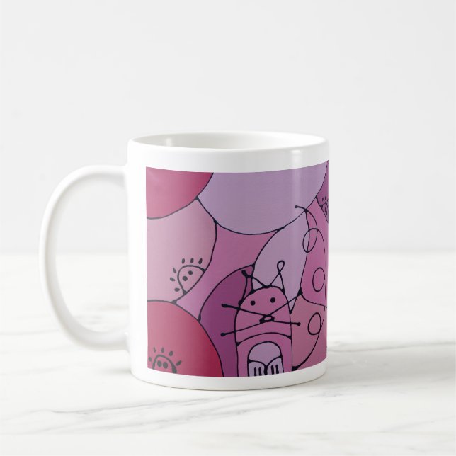 Rose cat kaffeetasse (Links)