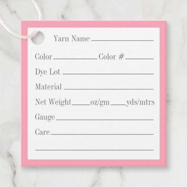 ROSE CELTIC KNOT 2" Quadratgarnmarken Geschenkanhänger (Vorderseite)