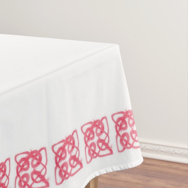ROSE CELTIC KNOT 60x84 Tabletten Tischdecke (Beispiel)