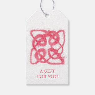 ROSE CELTIC KNOT-Geschenktasten Geschenkanhänger