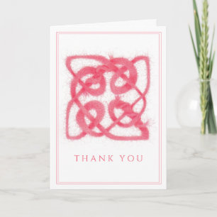 ROSE CELTISCHER KNOTEN Danke-Karte Karte