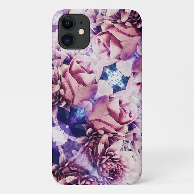 Rose Chrysanthemum iPhone 11 Fall Case-Mate iPhone Hülle (Rückseite)