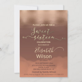 Rose Cinnamon Cantaloupe Einladung