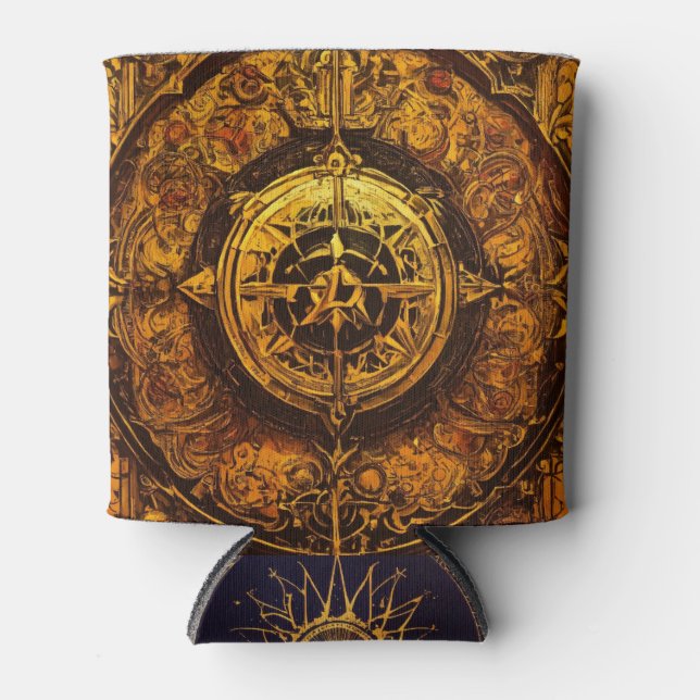 "Rose Compass Collection: Inspirierter Speicher &  Dosenkühler (Vorderseite)