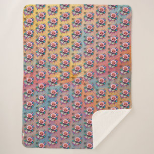 "Rose Compass: Ein Symbol für Liebe und Bliss" Sherpadecke