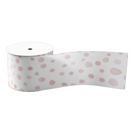 Rose Confetti Wasserfarbe Dots Ribbon Ripsband