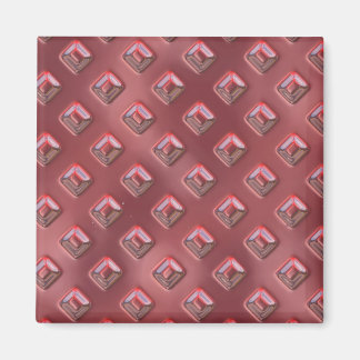 Rose Covered Rivet Pattern Magnet