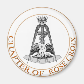 Rose Croix Symbol Magnet
