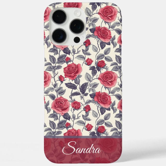 Rose Custom iPhone Case für Girlfriends (Rückseite)