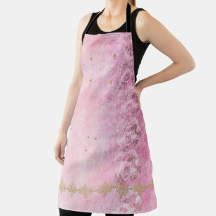 Rose Damask Grunge - Schürze