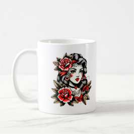 Rose-Damen-Tasse Kaffeetasse