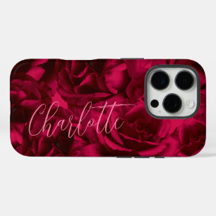 Rose Dark Moody Individuelle Name iPhone 16 Pro Hülle