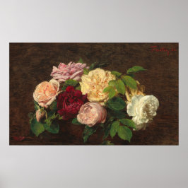 Rose de Nice - Henri Fantin-Latour Art Poster