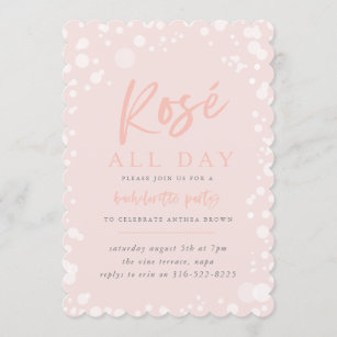 Rosé den ganzen Tag Einladung