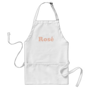 "Rose den ganzen Tag" Rose hellrosa Schürze