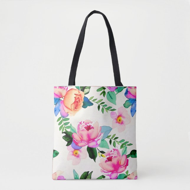 Rose der Aquarellfarben-Blume (Vorderseite)