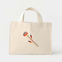 Rose der deutschen Flagge