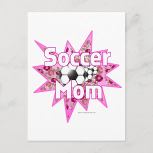 Rose der Fußball-Mama Postkarte