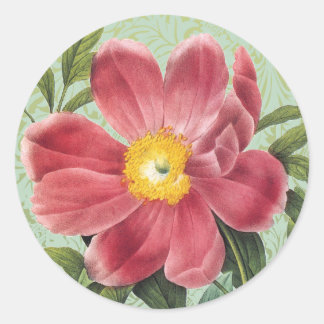 Rose der Liebe Blumenaufkleber Umschlag Aufkleber