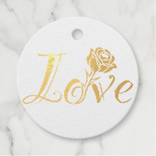 Rose der Liebe Geschenkanhänger