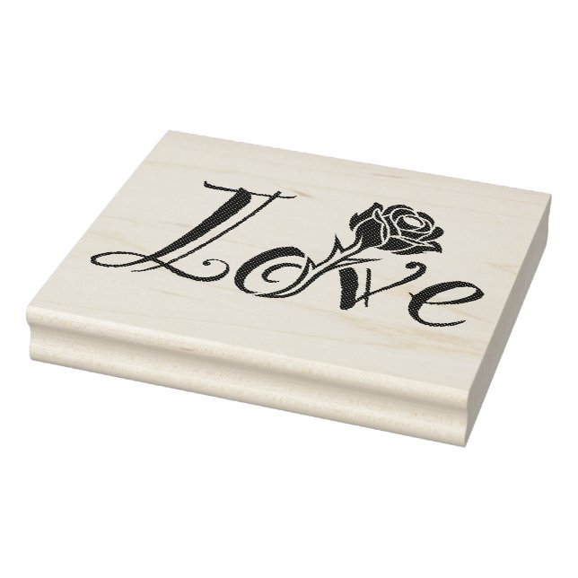 Rose der Liebe Gummistempel (Stempel)
